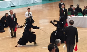 剣道大会2015年9月21日（試合中）1